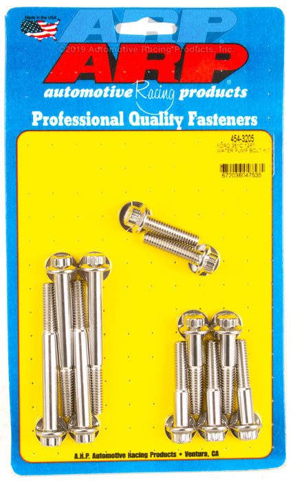 12-Point Stainless Steel Water Pump Bolt Kit