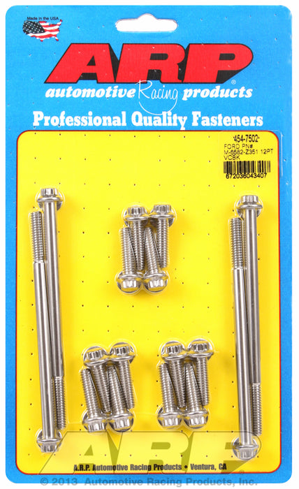 12-Point Stainless Steel Valve Cover Bolt Kit (16-Pack)