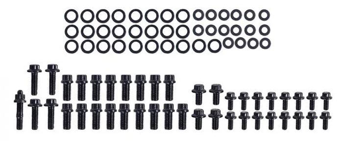 Engine Accessory Bolt Kit, 12-Point Head Black Oxide