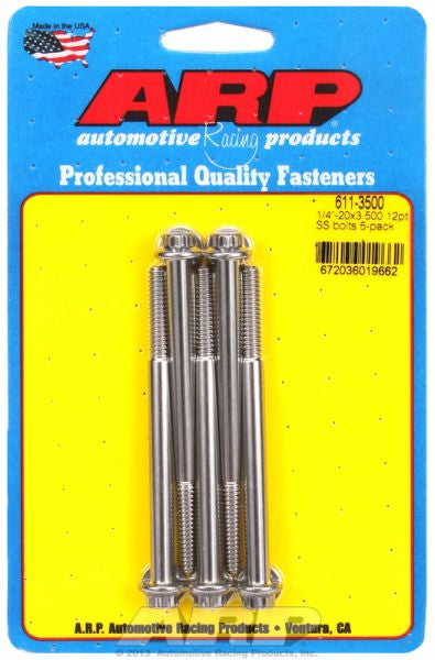 5-Pack Bolt Kit, 12-Point Head S/S