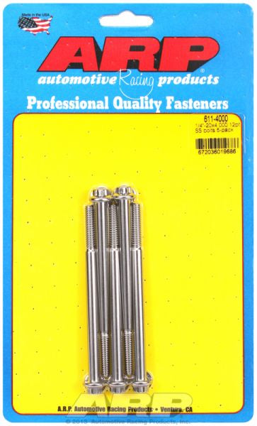 5-Pack Bolt Kit, 12-Point Head S/S
