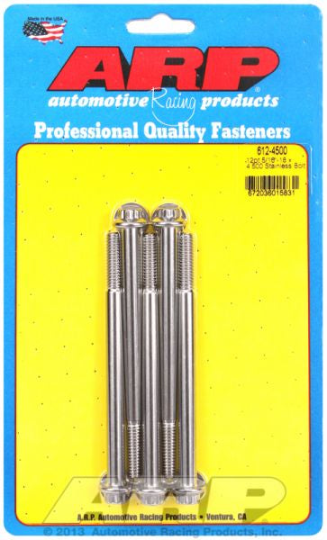 5-Pack Bolt Kit, 12-Point Head S/S