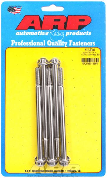 5-Pack Bolt Kit, 12-Point Head S/S