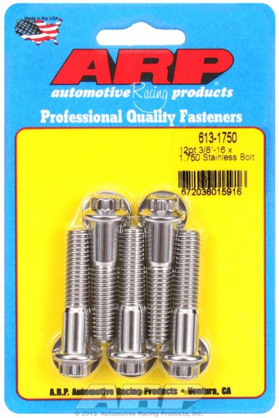 5-Pack Bolt Kit, 12-Point Head S/S