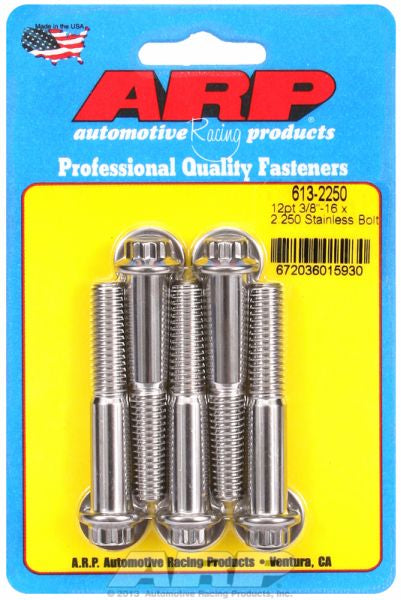 5-Pack Bolt Kit, 12-Point Head S/S