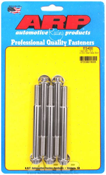 5-Pack Bolt Kit, 12-Point Head S/S