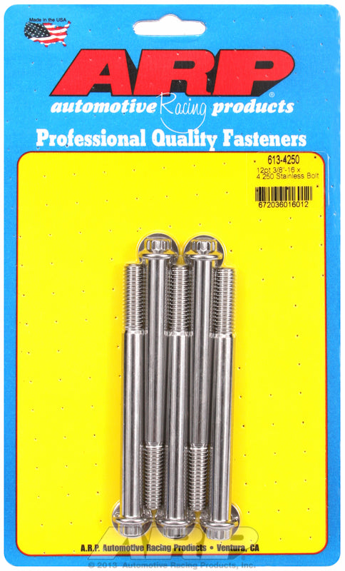 5-Pack Bolt Kit, 12-Point Head S/S