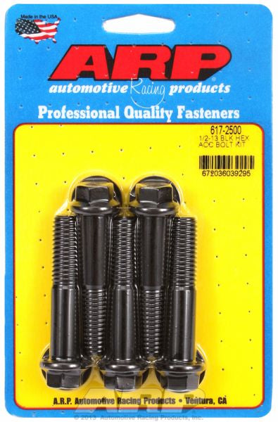 5-Pack Bolt Kit, Hex Head Black Oxide