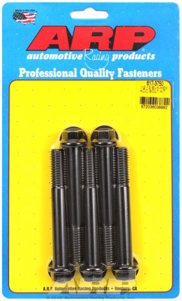 5-Pack Bolt Kit, Hex Head Black Oxide