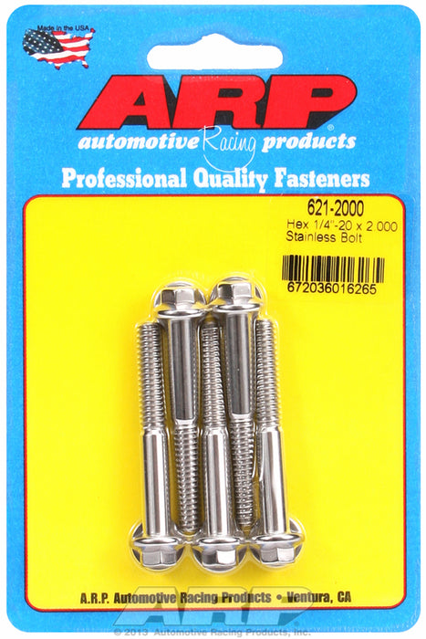 5-Pack Bolt Kit, Hex Head S/S