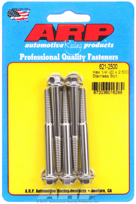 5-Pack Bolt Kit, Hex Head S/S