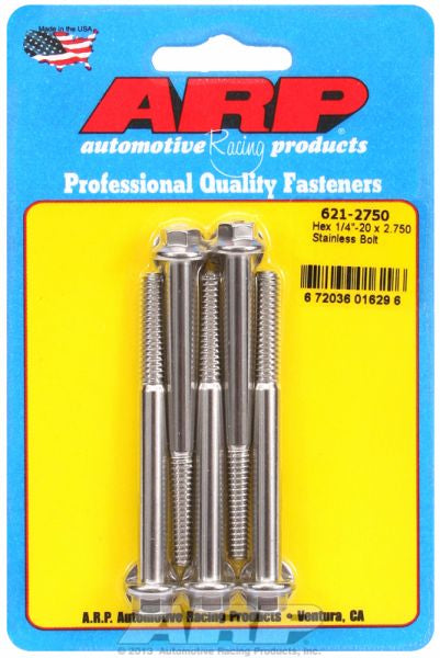 5-Pack Bolt Kit, Hex Head S/S