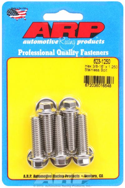5-Pack Bolt Kit, Hex Head S/S