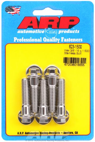 5-Pack Bolt Kit, Hex Head S/S