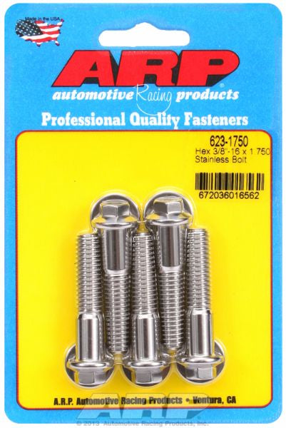 5-Pack Bolt Kit, Hex Head S/S