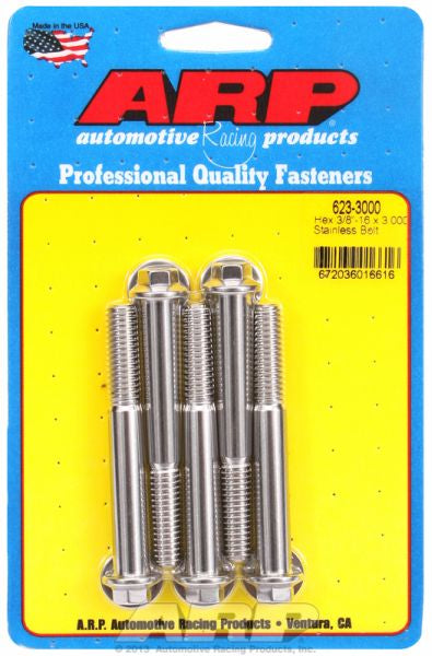 5-Pack Bolt Kit, Hex Head S/S