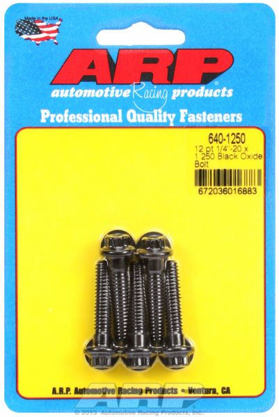 5-Pack Bolt Kit, 12-Point Head Black Oxide