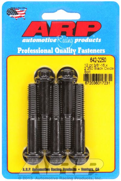 5-Pack Bolt Kit, 12-Point Head Black Oxide
