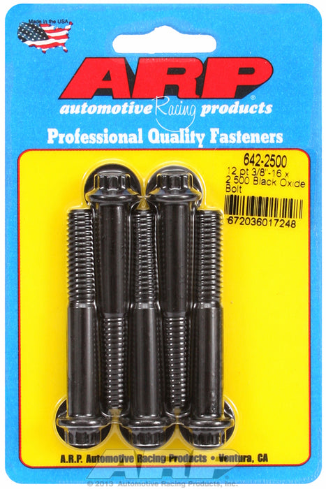 5-Pack Bolt Kit, 12-Point Head Black Oxide