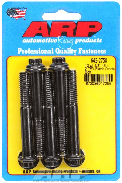 5-Pack Bolt Kit, 12-Point Head Black Oxide