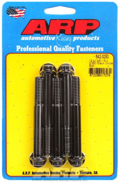5-Pack Bolt Kit, 12-Point Head Black Oxide