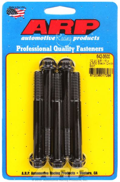5-Pack Bolt Kit, 12-Point Head Black Oxide