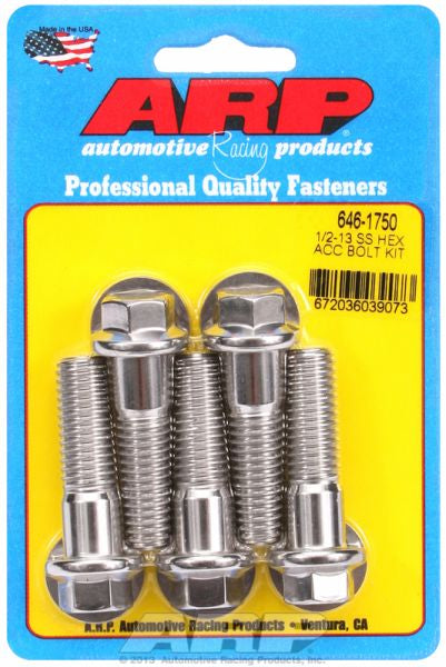 5-Pack Bolt Kit, Hex Head S/S