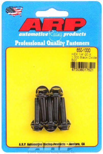 5-Pack Bolt Kit, Hex Head Black Oxide