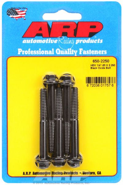 5-Pack Bolt Kit, Hex Head Black Oxide