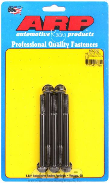 5-Pack Bolt Kit, Hex Head Black Oxide