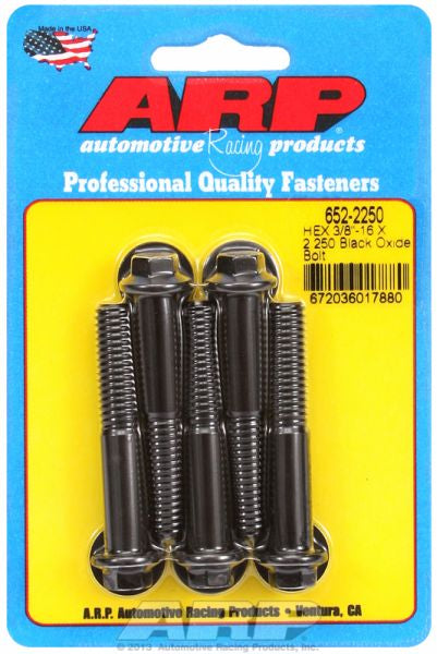 5-Pack Bolt Kit, Hex Head Black Oxide