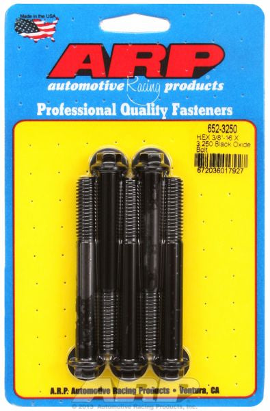 5-Pack Bolt Kit, Hex Head Black Oxide