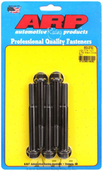 5-Pack Bolt Kit, Hex Head Black Oxide