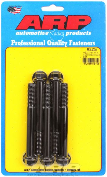 5-Pack Bolt Kit, Hex Head Black Oxide