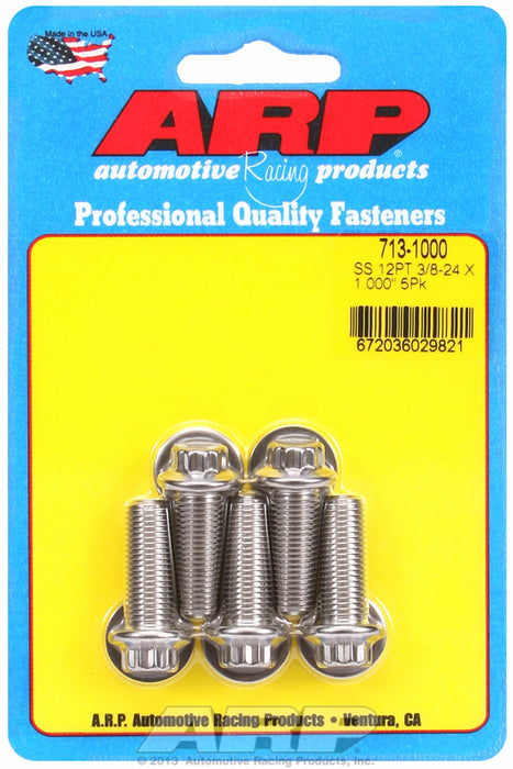 5-Pack Bolt Kit, 12-Point Head S/S