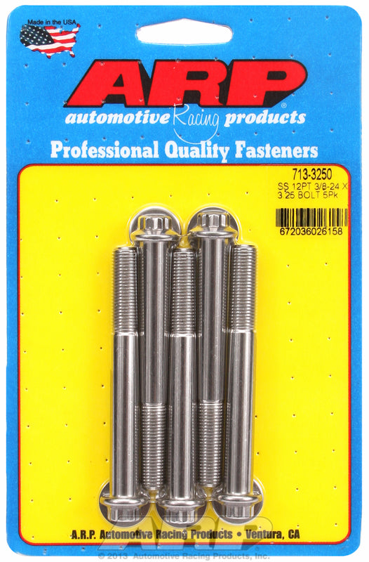 5-Pack Bolt Kit, 12-Point Head S/S