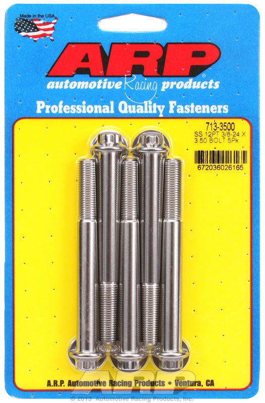 5-Pack Bolt Kit, 12-Point Head S/S