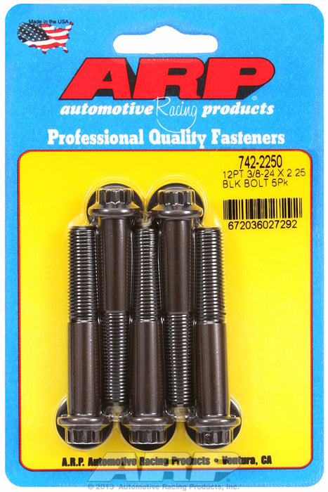 5-Pack Bolt Kit, 12-Point Head Black Oxide
