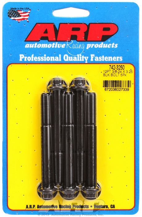 5-Pack Bolt Kit, 12-Point Head Black Oxide