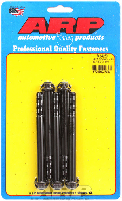 5-Pack Bolt Kit, 12-Point Head Black Oxide