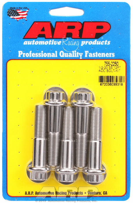 5-Pack Bolt Kit, 12-Point Head S/S