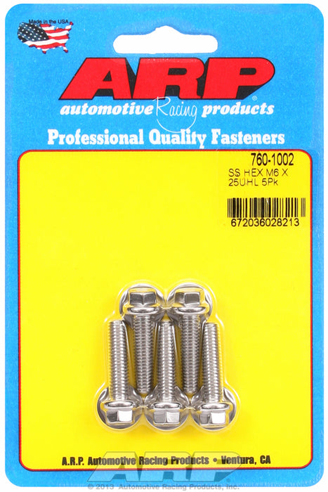 5-Pack Bolt Kit, Hex Head S/S
