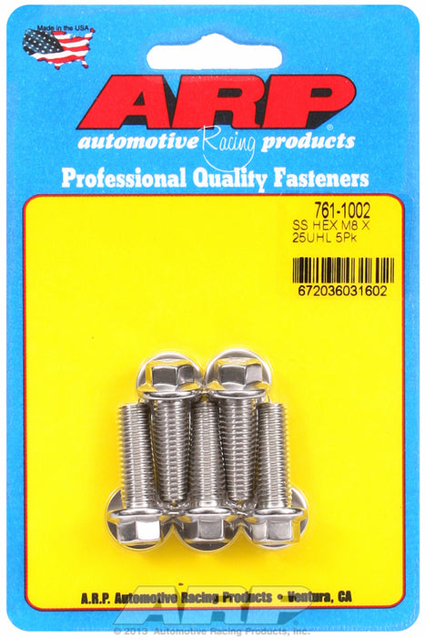5-Pack Bolt Kit, Hex Head S/S