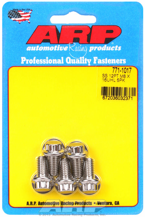 5-Pack Bolt Kit, 12-Point S/S