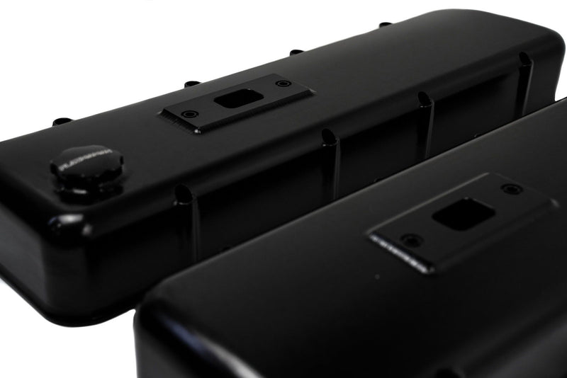 Chevrolet Billet Rocker Covers - BURN DOWN Breather Style