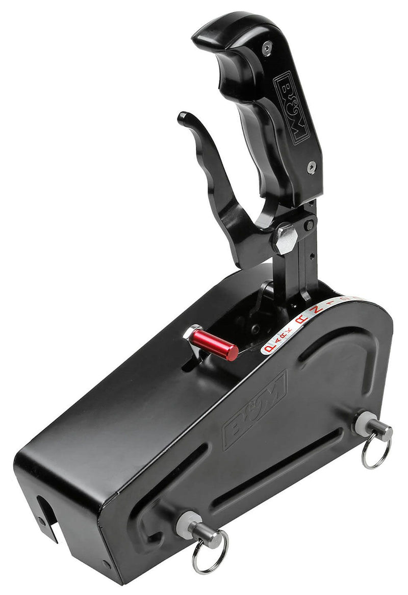 B&M Stealth Magnum Grip Pro Stick Shifter Fits GM 3 & 4 speed Automatic Transmissions, Black anodised finish