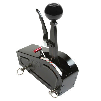 B&M Blackout Pro Stick Shifter 3 or 4 Speed Gate Shifter, With Cover
