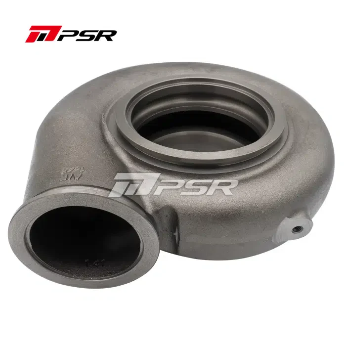 Pulsar PSR PRO turbine housing for PRO88 turbo

T6 divided inlet turbo housing by Pulsar

Cast stainless steel housing for Pulsar PRO98 turbo

High-performance turbine housing for drag racing

PRO106 turbo housing with T6 flange by Pulsar

Pulsar PSR PRO series turbine housing side view

Turbo housing with optimized volute contours

Race-spec housing for high-boost turbo setups

Pulsar T6 open inlet turbo housing for PRO series

Close-up of cast stainless steel PRO turbo housing

