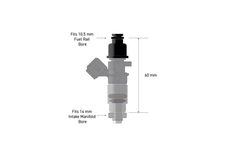 Fuel Injector Adapter - 14mm 3/4 to Full Length