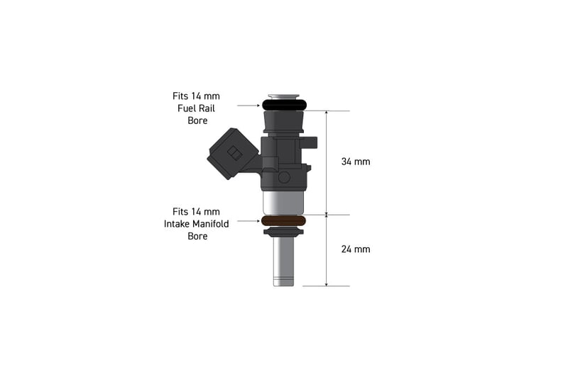 Bosch 1462cc injectors - Flowmatched set of 6 (0280158333)